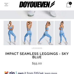 Doyoueven seamless leggings